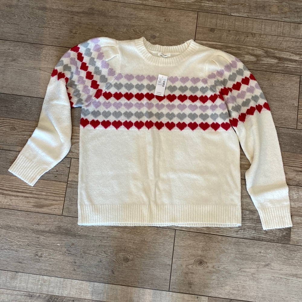 NWT Maurice’s size medium heart sweater